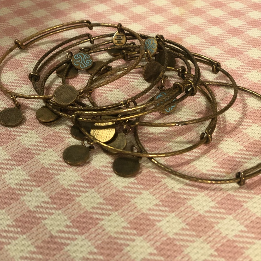 Gold Charm Bangles ($200 value)